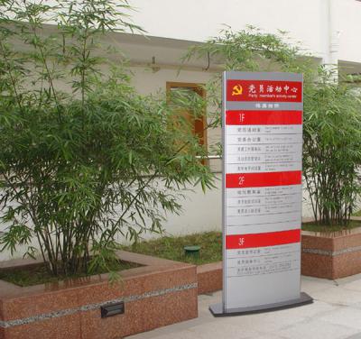 雙面弧形立牌